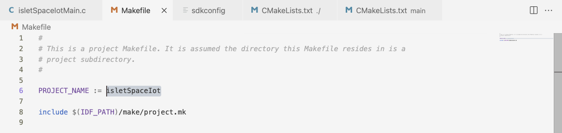 如果修改项目名称需要修改根目录下的Makefile